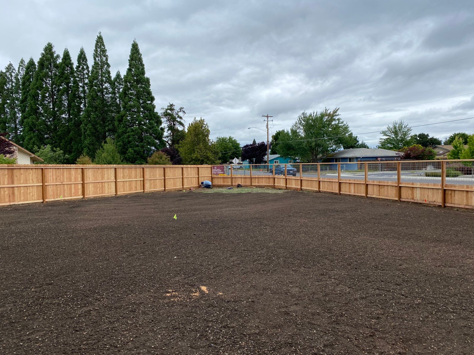 Fence and outdoor structure work by Flores Fence